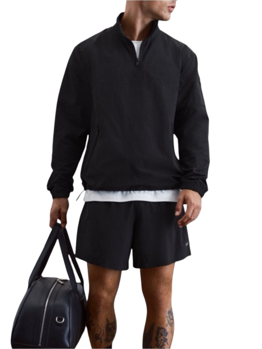 ALO Yoga Takeaway Track Pullover Black Men’s M NWOT
